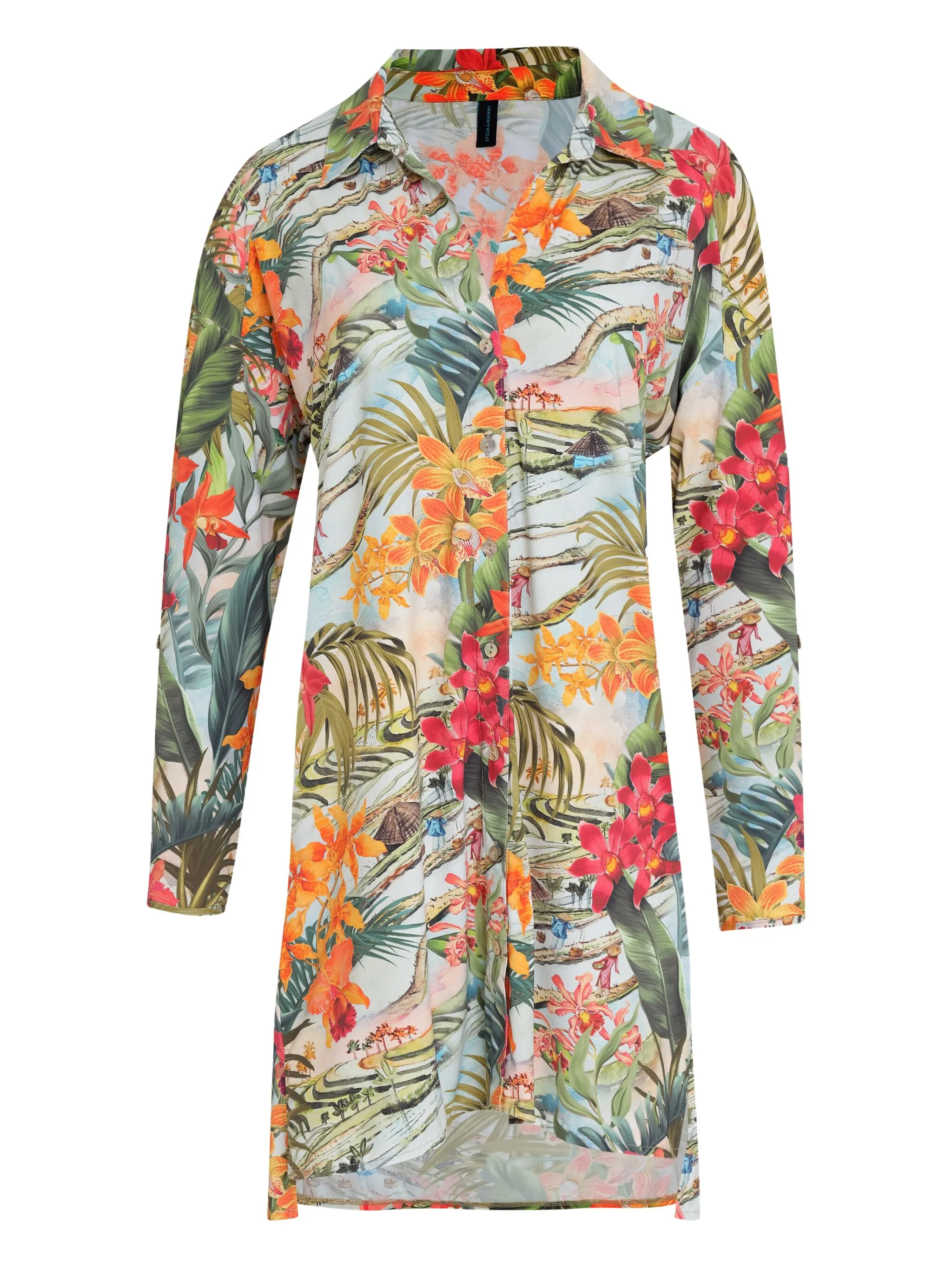 Платье-рубашка с цветочным принтом Lygia & Nanny, желтый
Платье-рубашка с цветочным принтом Lygia & Nanny, желтый