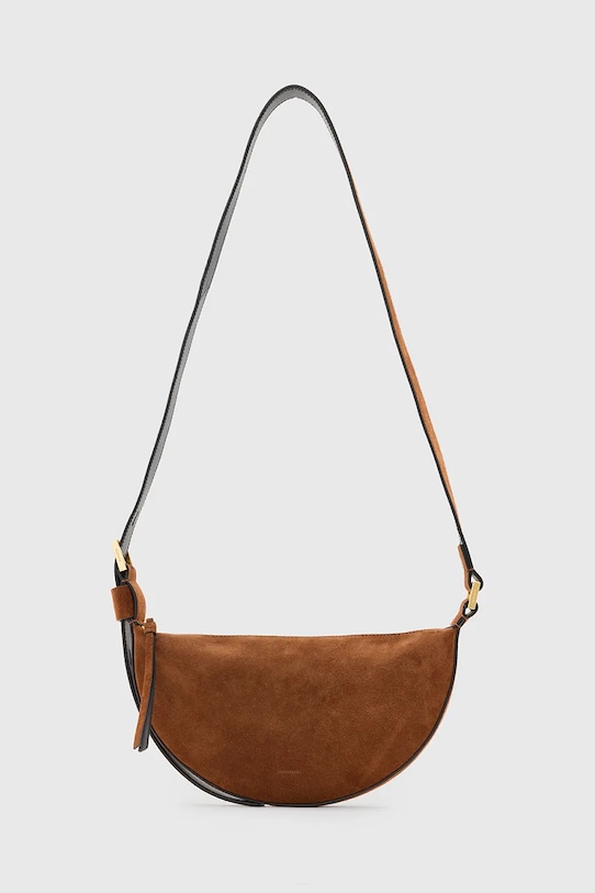 Замшевая сумка Halfmoon Allsaints, коричневый
Замшевая сумка Halfmoon Allsaints, коричневый