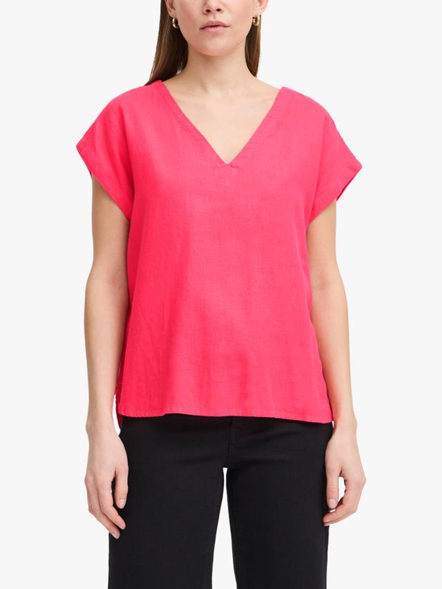 Блуза Linno из льняной смеси ICHI, Geranium
Блуза Linno из льняной смеси ICHI, Geranium