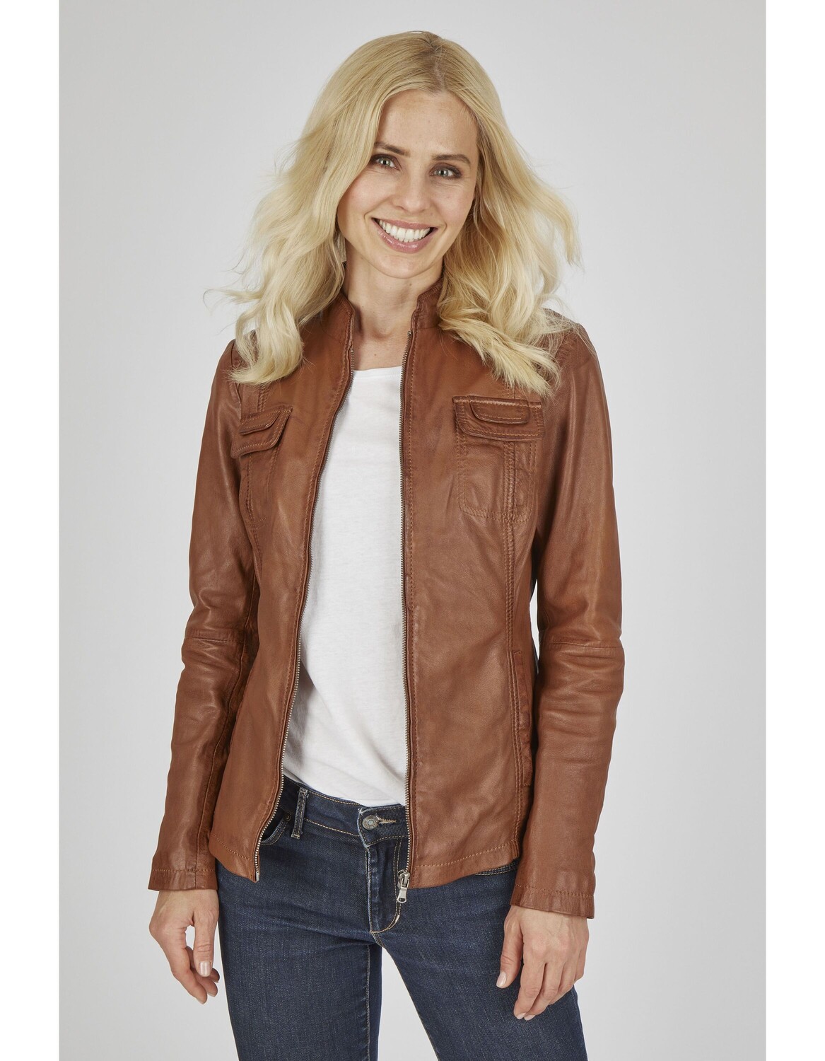 Кожаная куртка 7eleven Felida, коньячный
Кожаная куртка 7eleven Felida, коньячный