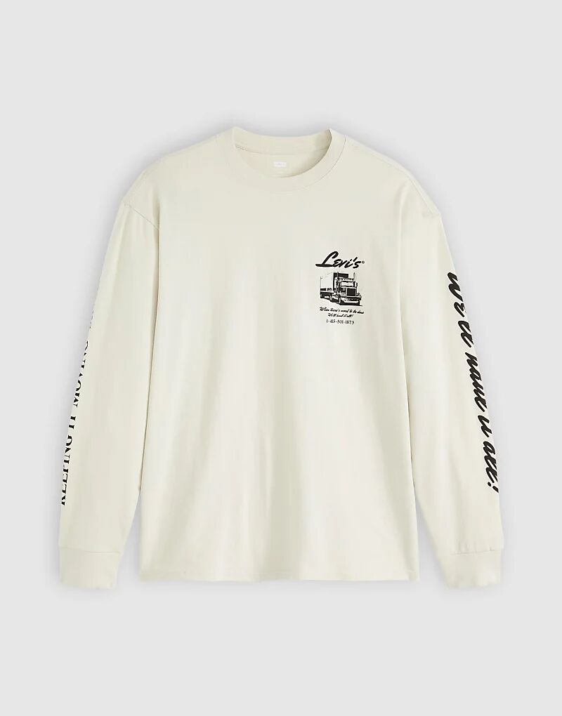Футболка с длинными рукавами Levi's Workwear Capsule кремового цвета
Футболка с длинными рукавами Levi's Workwear Capsule кремового цвета