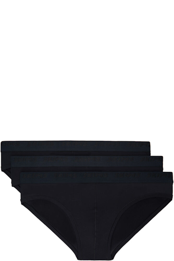 Упаковка из трех черных стрейч-брифов SKIMS
Упаковка из трех черных стрейч-брифов SKIMS