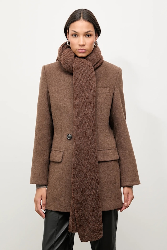 Шарф из мериносовой шерсти Answear.Lab, коричневый
Шарф из мериносовой шерсти Answear.Lab, коричневый