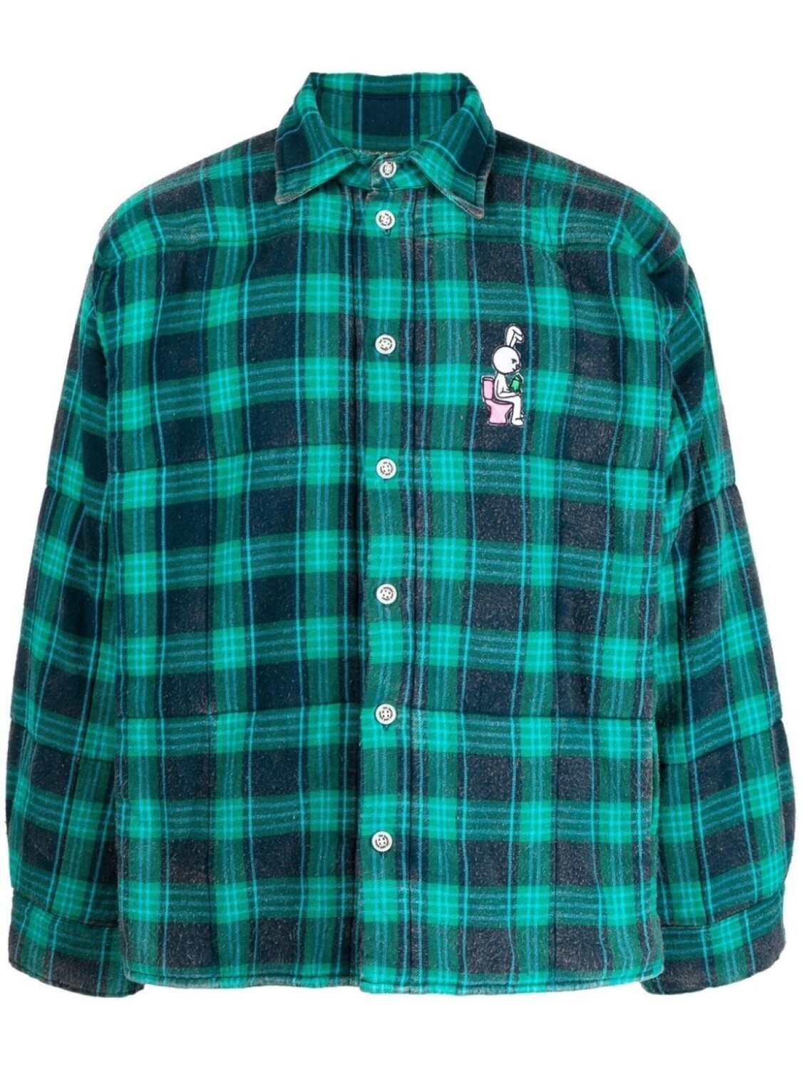 Куртка-рубашка Bunny с аппликацией Natasha Zinko, зеленый
Куртка-рубашка Bunny с аппликацией Natasha Zinko, зеленый