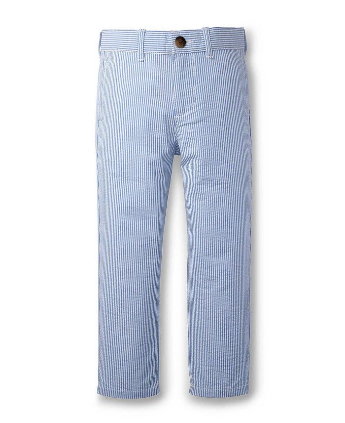 Брюки для мальчиков из органического ситца в полоску - Baby Hope & Henry, синий
Брюки для мальчиков из органического ситца в полоску - Baby Hope & Henry, синий