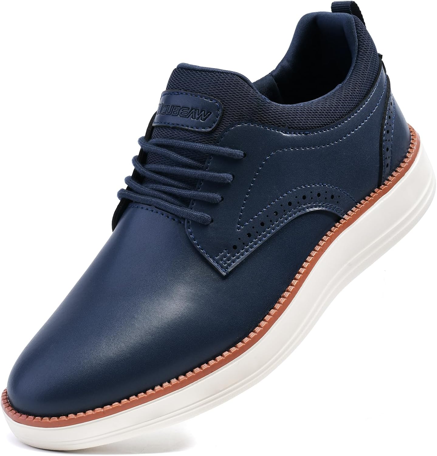 Мужские деловые кроссовки Оксфорды с крыльями, повседневные прогулочные броги Hcubeaw, синий
Мужские деловые кроссовки Оксфорды с крыльями, повседневные прогулочные броги Hcubeaw, синий