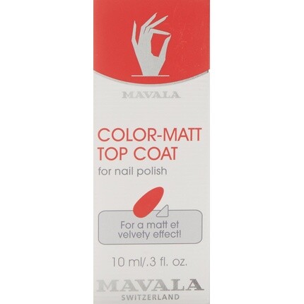 Цветно-матовое верхнее покрытие для унисекс — уход за ногтями 0,3 унции, Mavala
Цветно-матовое верхнее покрытие для унисекс — уход за ногтями 0,3 унции, Mavala