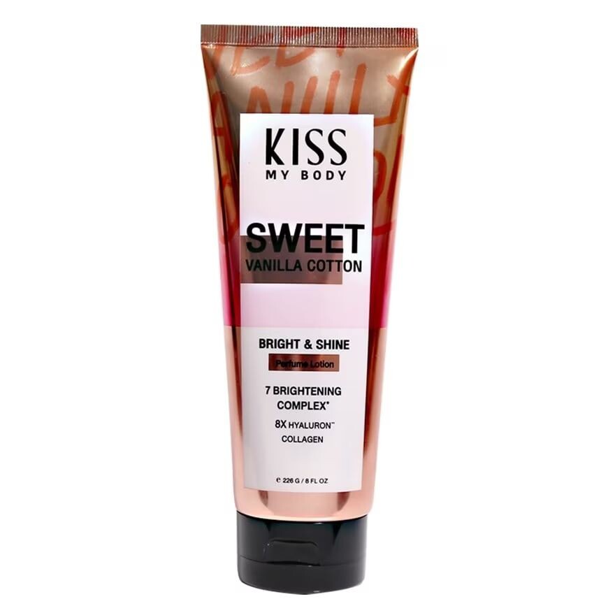 Kiss My Body Bright Shine Парфюмированный лосьон Sweet Vanilla Cotton 226 г. Парфюмированный лосьон, Orange
Kiss My Body Bright Shine Парфюмированный лосьон Sweet Vanilla Cotton 226 г. Парфюмированный лосьон, Orange