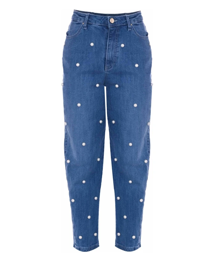 Мешковатые джинсы с жемчугом Kocca, синий
Мешковатые джинсы с жемчугом Kocca, синий