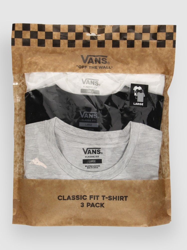 Футболка Vans Basic Multipack 3PK T-Shirt, multi
Футболка Vans Basic Multipack 3PK T-Shirt, multi