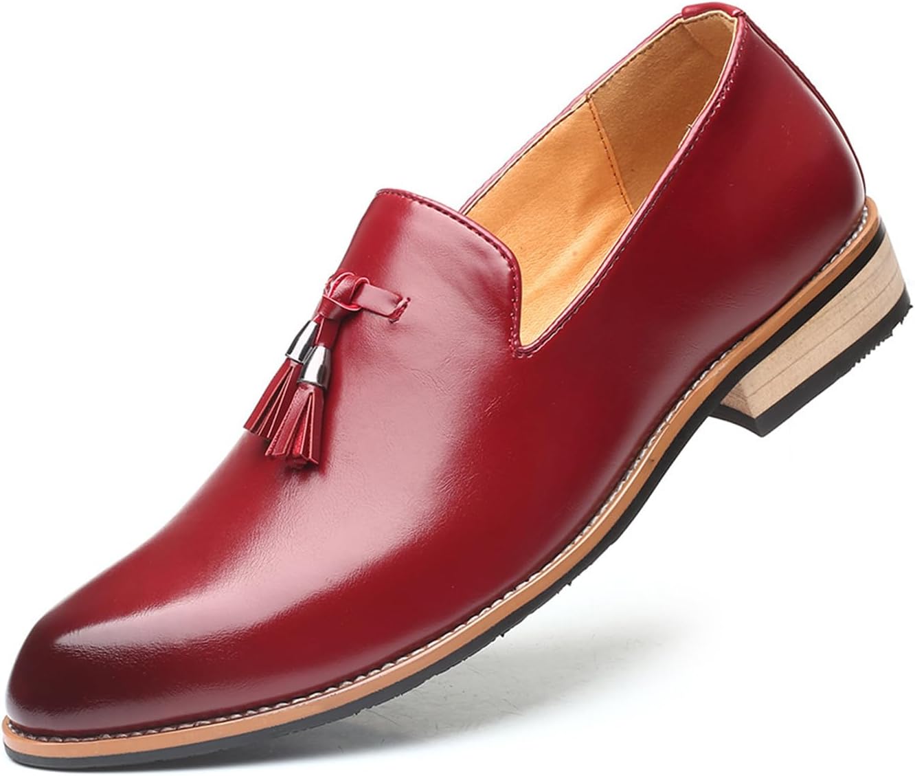 Мужские лоферы KYOESCAI Оксфорд Удобные слипоны Формальные деловые туфли с кисточкой, красный
Мужские лоферы KYOESCAI Оксфорд Удобные слипоны Формальные деловые туфли с кисточкой, красный