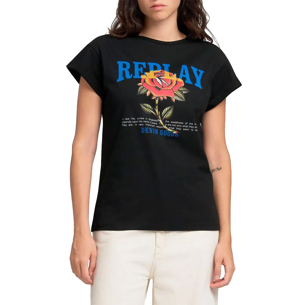 Футболка с коротким рукавом Replay W3473A.000.2660, черный
Футболка с коротким рукавом Replay W3473A.000.2660, черный