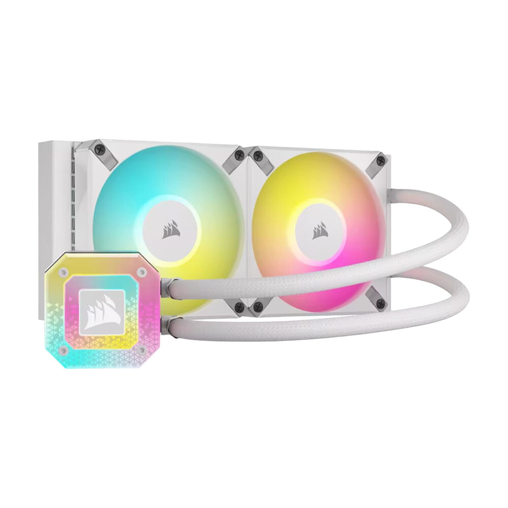 Система водяного охлаждения Corsair iCUE H100i Elite Capellix XT, белый 
Система водяного охлаждения Corsair iCUE H100i Elite Capellix XT, белый