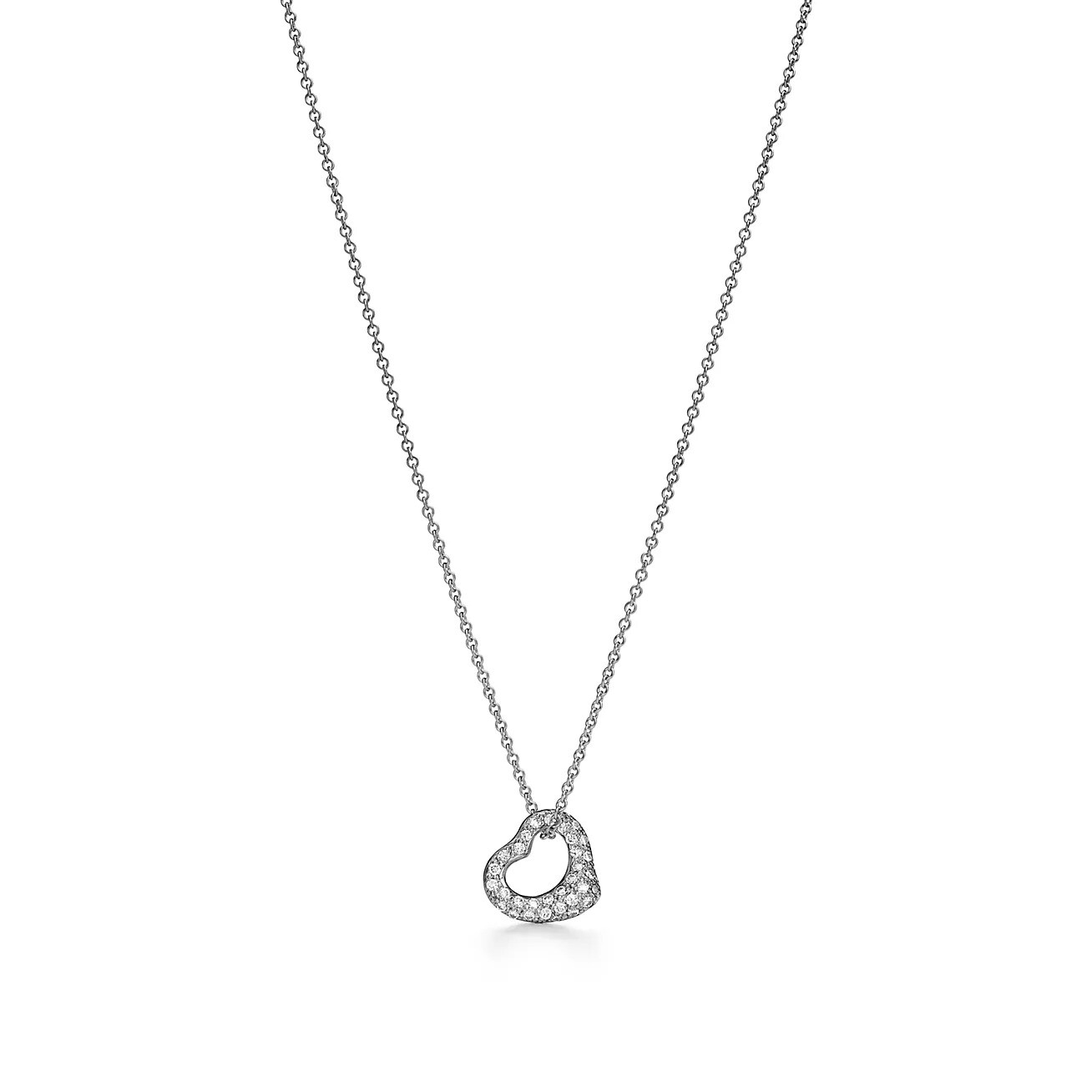 Подвеска Tiffany & Co. Open Heart, платина/бриллианты
Подвеска Tiffany & Co. Open Heart, платина/бриллианты