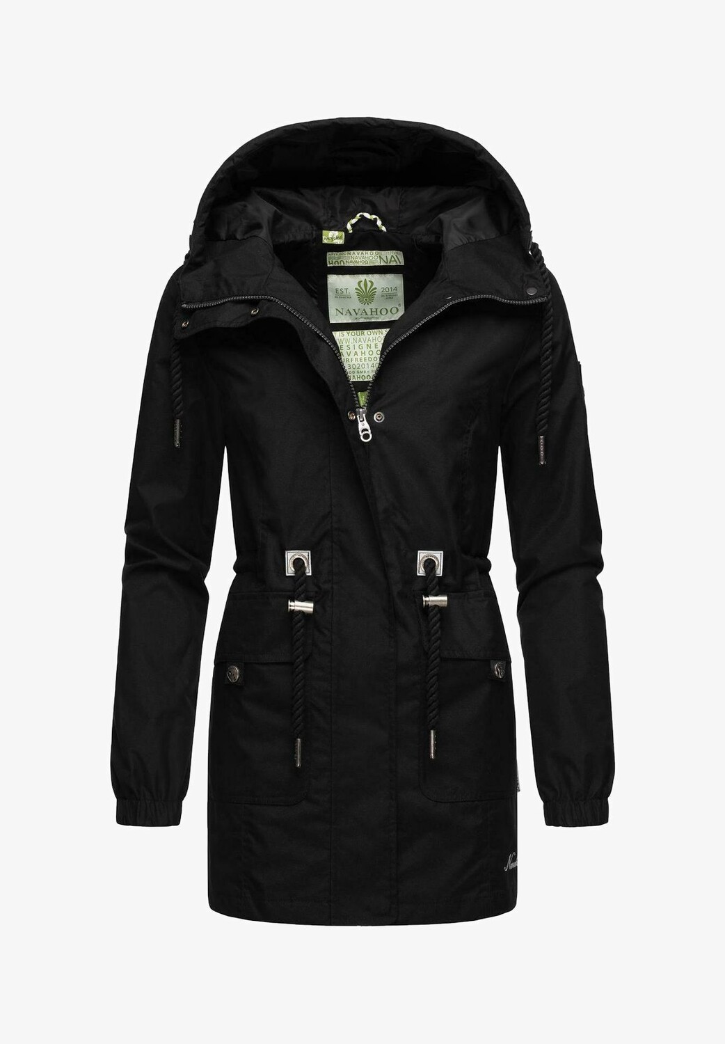 Парка Navahoo приталенное, черный
Парка Navahoo приталенное, черный