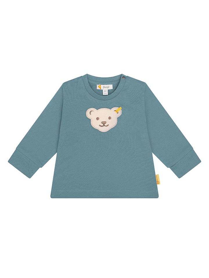 Рубашка с длинным рукавом Steiff, бирюзовый
Рубашка с длинным рукавом Steiff, бирюзовый