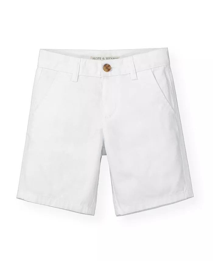 Детские хлопковые эластичные шорты-чинос для мальчиков Hope & Henry, белый
Детские хлопковые эластичные шорты-чинос для мальчиков Hope & Henry, белый