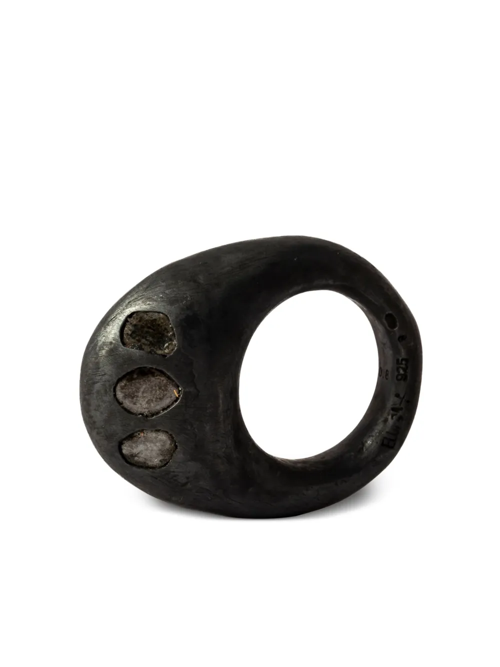 Кольцо Tall Mountain с бриллиантами Parts Of Four, черный
Кольцо Tall Mountain с бриллиантами Parts Of Four, черный