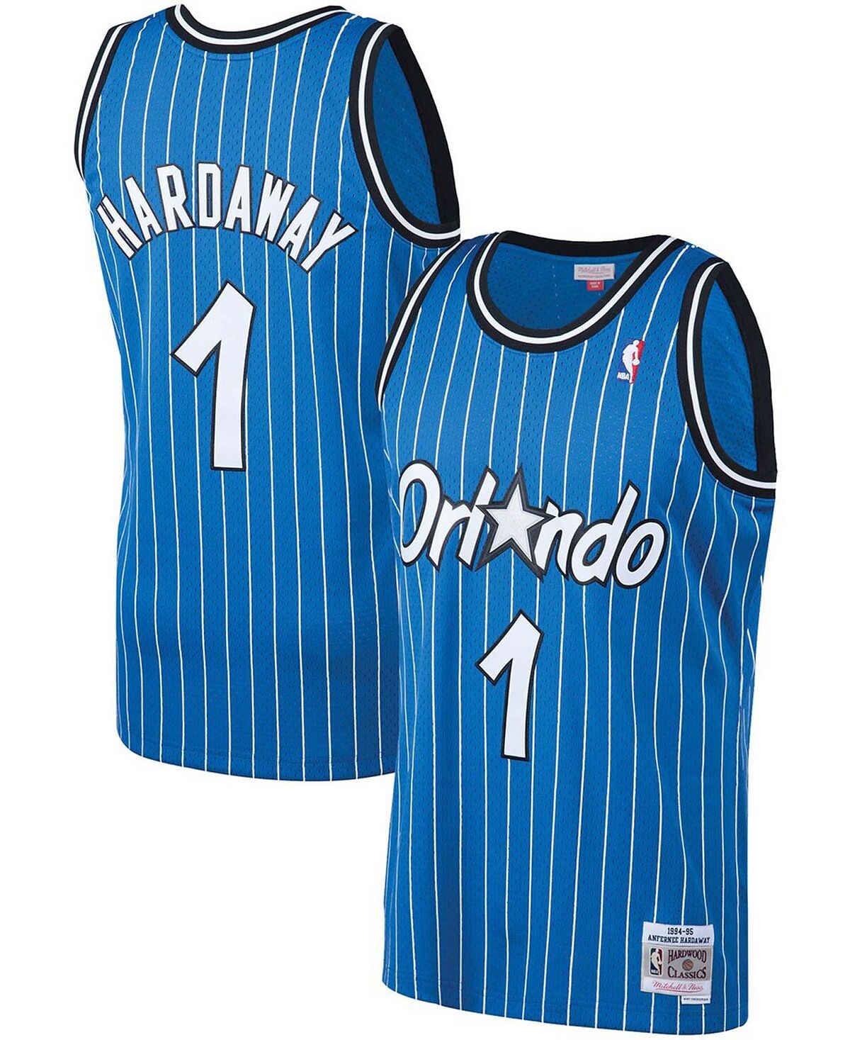 Мужское джерси Penny Hardaway Blue Orlando Magic 1994-95 Hardwood Classics Swingman Mitchell & Ness
Мужское джерси Penny Hardaway Blue Orlando Magic 1994-95 Hardwood Classics Swingman Mitchell & Ness
