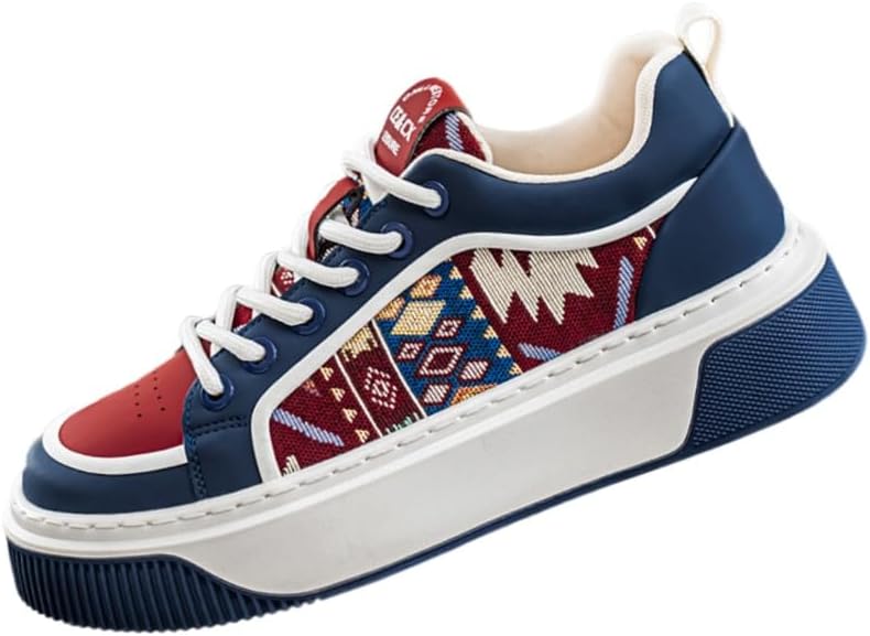 Спортивные кроссовки на толстой подошве для мужчин на шнуровке, подходящие для всех четырех сезонов. Вышитый дизайн. Повседневные и универсальные. Подходят для активного отдыха и повседневной носки Clolinde, синий
Спортивные кроссовки на толстой подошве для мужчин на шнуровке, подходящие для всех четырех сезонов. Вышитый дизайн. Повседневные и универсальные. Подходят для активного отдыха и повседневной носки Clolinde, синий