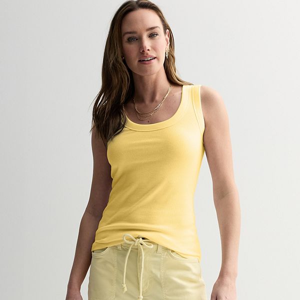 Женский рифленый топ с круглым вырезом Sonoma Goods For Life, Lemon Sorbet
Женский рифленый топ с круглым вырезом Sonoma Goods For Life, Lemon Sorbet