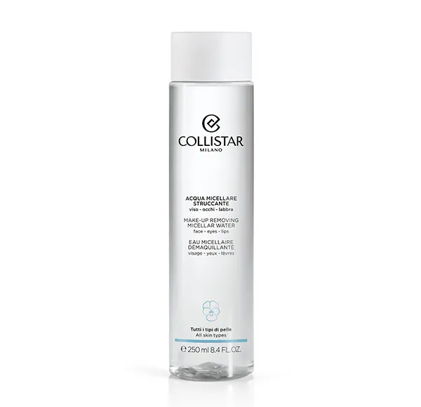 Мицеллярная вода для снятия макияжа Acqua Micellare Struccante Collistar, 250 ml
Мицеллярная вода для снятия макияжа Acqua Micellare Struccante Collistar, 250 ml