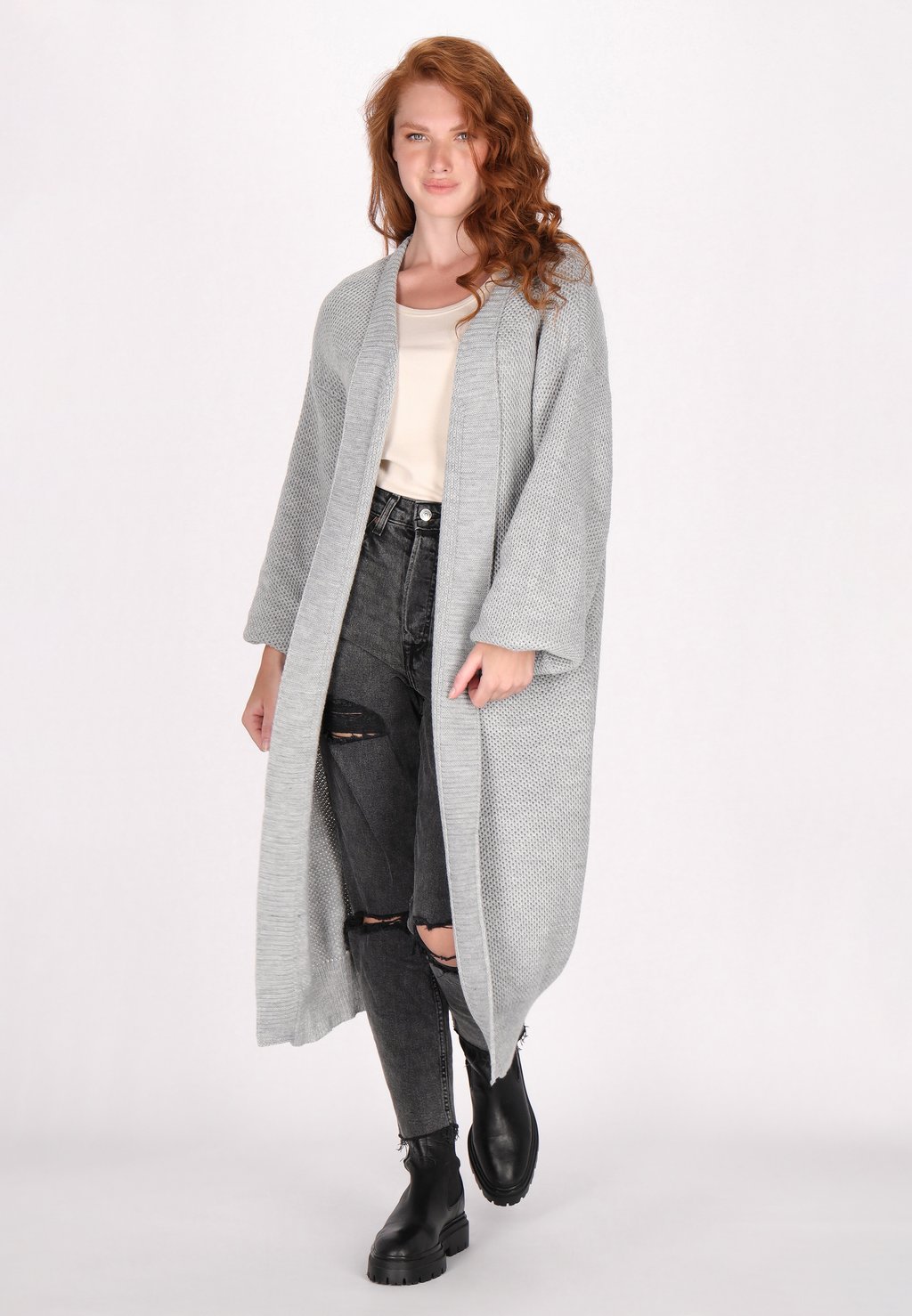 Кардиган DreiMaster, серый
Кардиган DreiMaster, серый