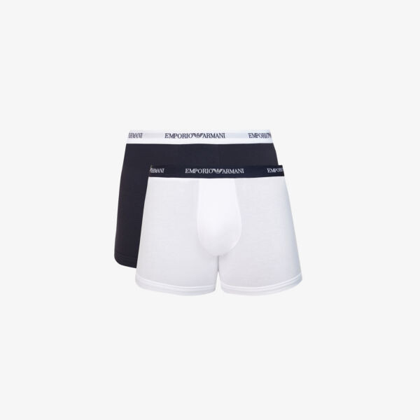 Набор из двух боксеров из эластичного хлопка с логотипом Emporio Armani, синий
Набор из двух боксеров из эластичного хлопка с логотипом Emporio Armani, синий