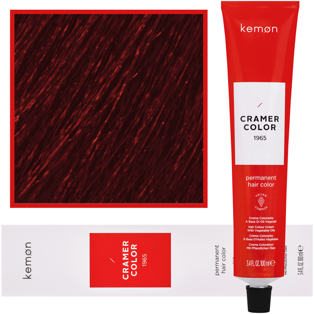 Kemon, Cramer Color, Кремовая краска для волос с растительными маслами 6.55 Dark Deep Red Blonde, 100 мл
Kemon, Cramer Color, Кремовая краска для волос с растительными маслами 6.55 Dark Deep Red Blonde, 100 мл