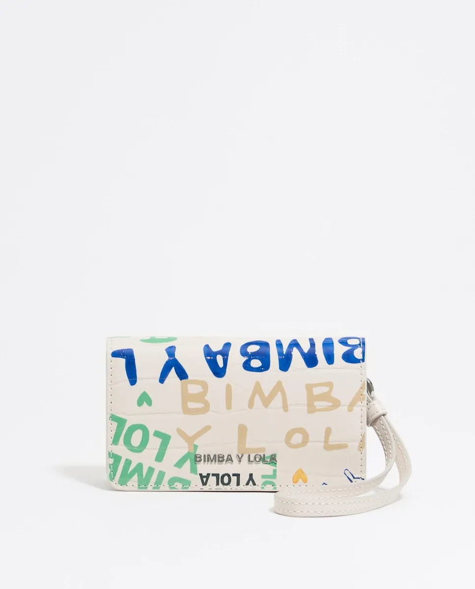 Женский кошелек с тиснением под крокодила Bimba y Lola, белый
Женский кошелек с тиснением под крокодила Bimba y Lola, белый