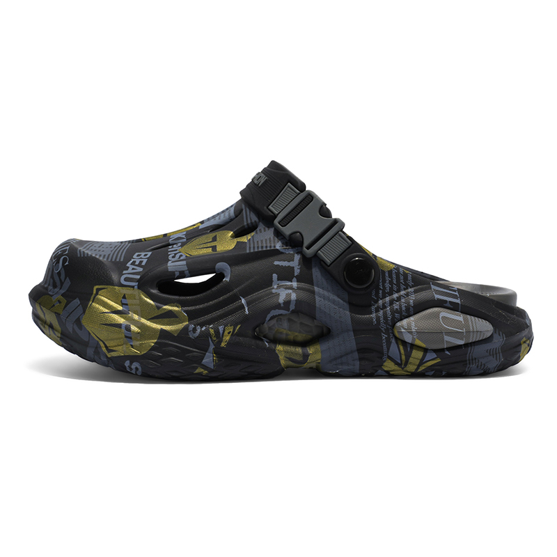 NANJIREN Клоги мужские черно-серые, цвет Black Gray
NANJIREN Клоги мужские черно-серые, цвет Black Gray