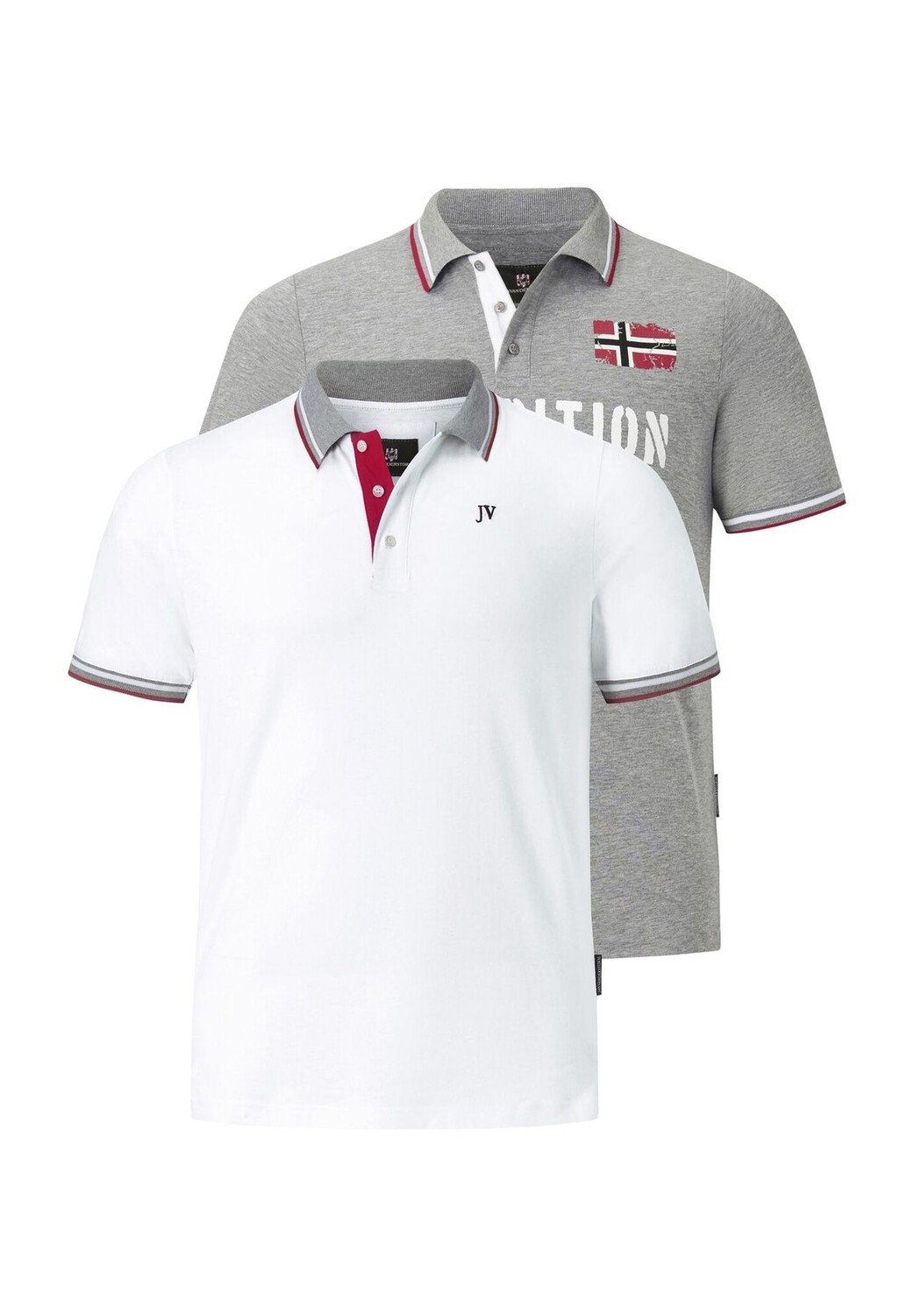 Двойная рубашка-поло JOHAN JAN VANDERSTORM, серый
Двойная рубашка-поло JOHAN JAN VANDERSTORM, серый