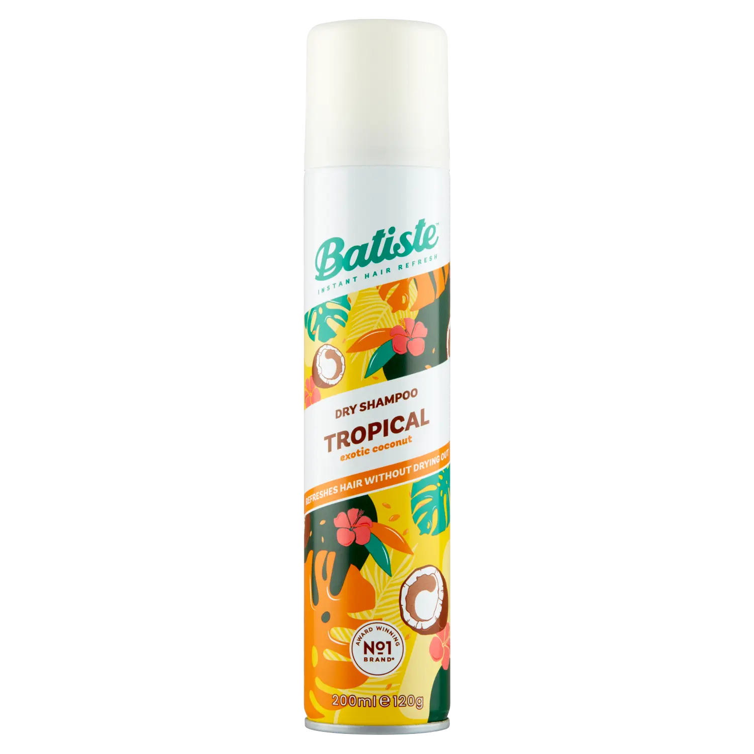 Batiste Tropical сухой шампунь для волос, 200 мл
Batiste Tropical сухой шампунь для волос, 200 мл