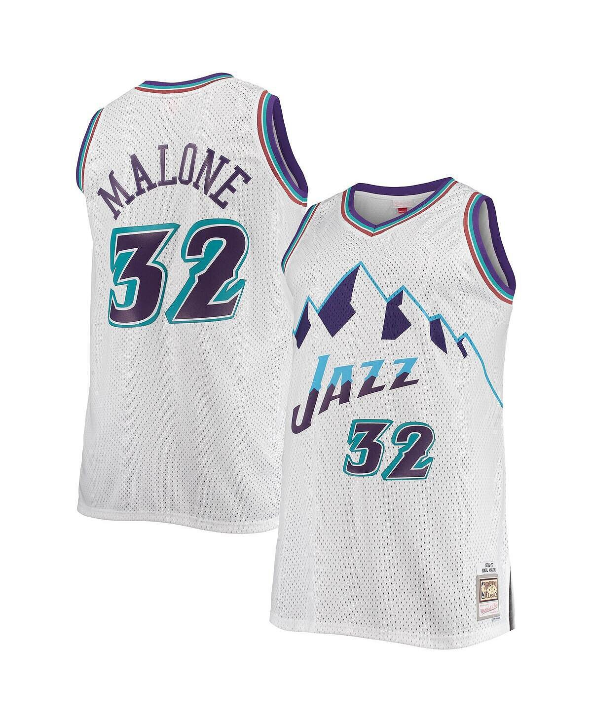 Мужской джерси karl malone white utah jazz big and tall hardwood classics jersey Mitchell & Ness, белый
Мужской джерси karl malone white utah jazz big and tall hardwood classics jersey Mitchell & Ness, белый