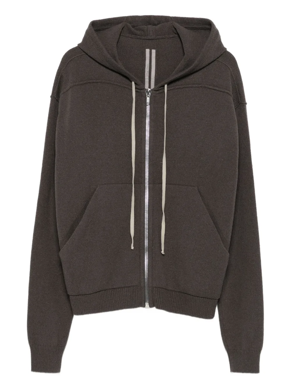 Толстовка с капюшоном на молнии Rick Owens, коричневый
Толстовка с капюшоном на молнии Rick Owens, коричневый