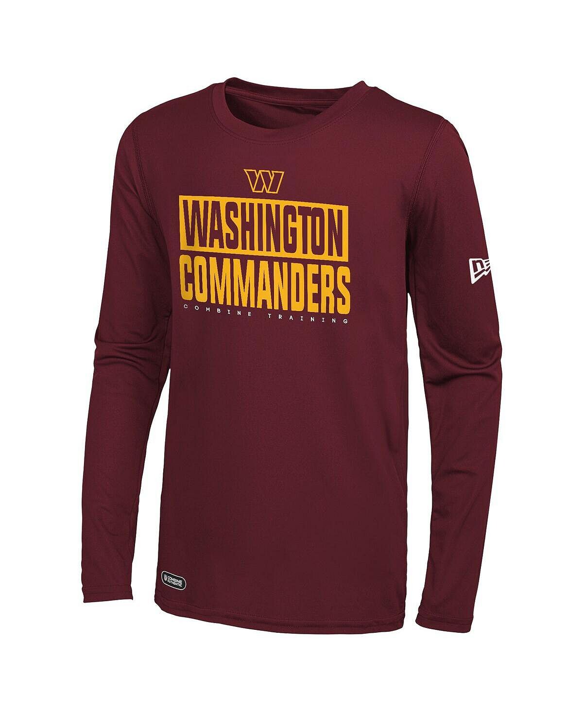 Мужская бордовая футболка с длинным рукавом washington commanders combine authentic offsides New Era
Мужская бордовая футболка с длинным рукавом washington commanders combine authentic offsides New Era