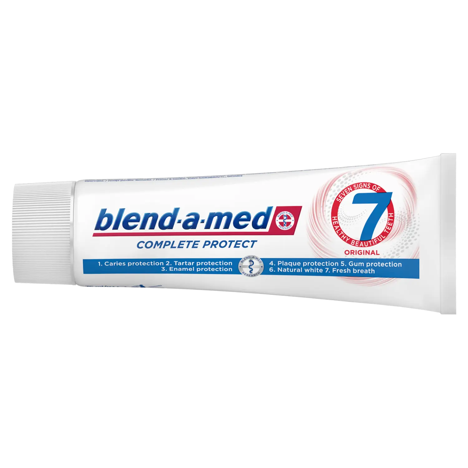 Blend-A-Med Complete Protect 7 Original зубная паста, 75 мл
Blend-A-Med Complete Protect 7 Original зубная паста, 75 мл