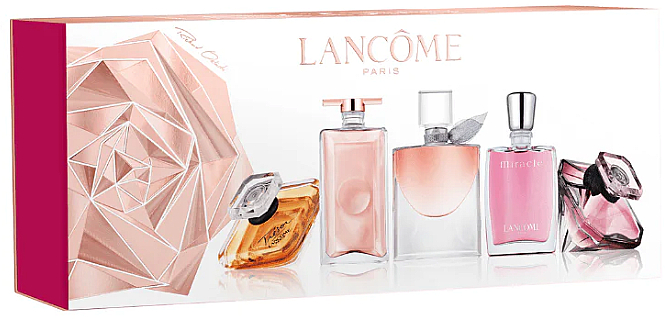 Парфюмерный набор Lancome Xmas Miniature La Collection 2022, 5 предметов
Парфюмерный набор Lancome Xmas Miniature La Collection 2022, 5 предметов