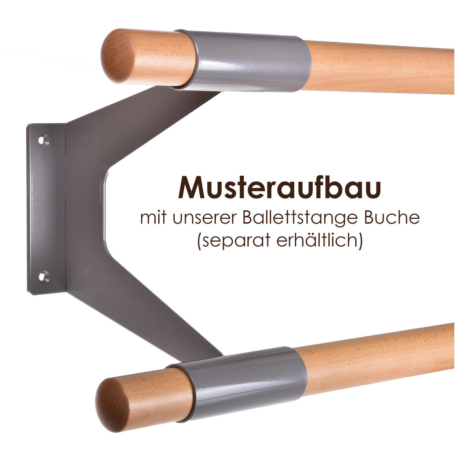Держатель балетного стержня PROFI с двойным креплением, расстояние до стены 200 мм, нержавеющая сталь. BALLETTSTANGEN MANUFAKTUR, стальной серый
Держатель балетного стержня PROFI с двойным креплением, расстояние до стены 200 мм, нержавеющая сталь. BALLETTSTANGEN MANUFAKTUR, стальной серый