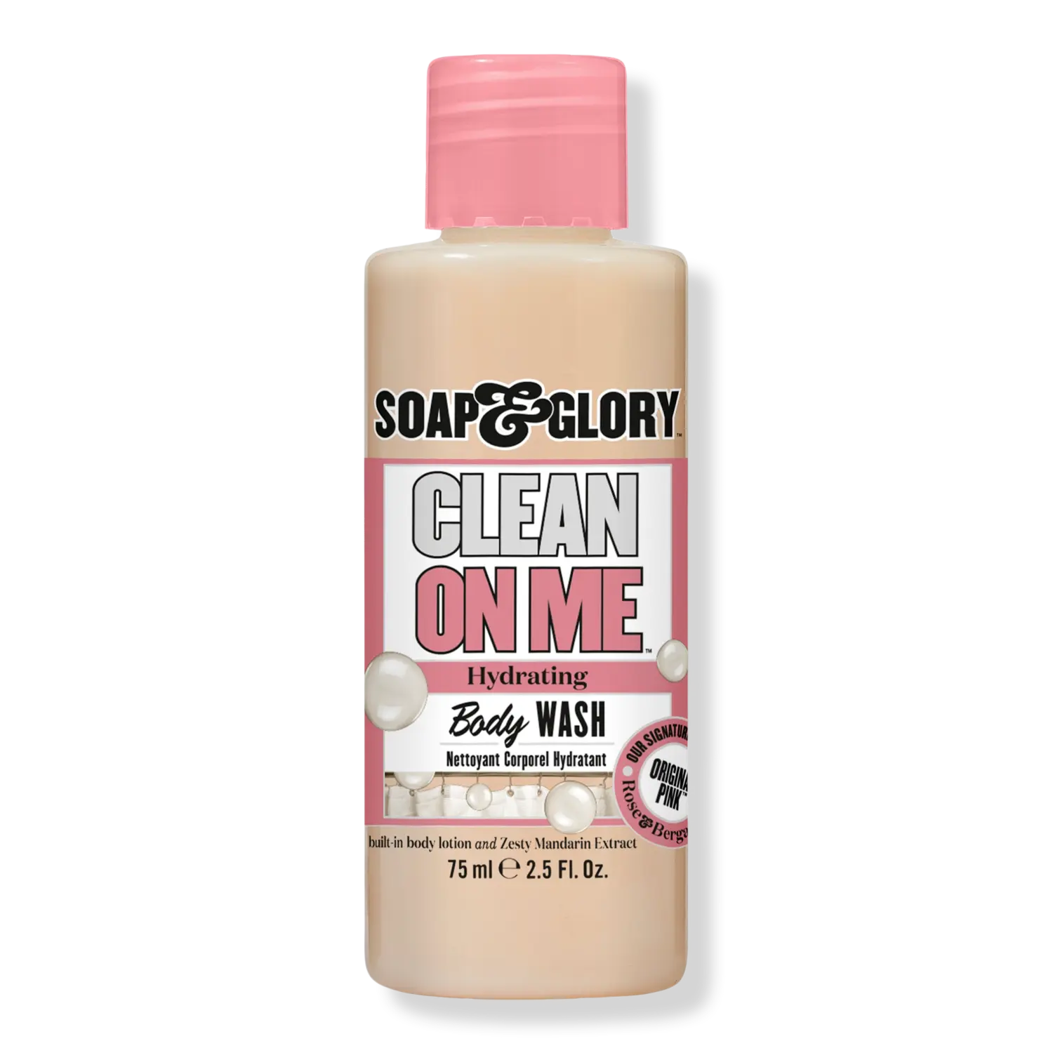 Оригинальный розовый очищающий гель для душа Clean on Me Soap & Glory, 2.5 oz
Оригинальный розовый очищающий гель для душа Clean on Me Soap & Glory, 2.5 oz