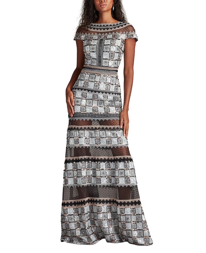 Женское платье Jovie с вышивкой пайетками и прозрачными вставками Tadashi Shoji, серый
Женское платье Jovie с вышивкой пайетками и прозрачными вставками Tadashi Shoji, серый