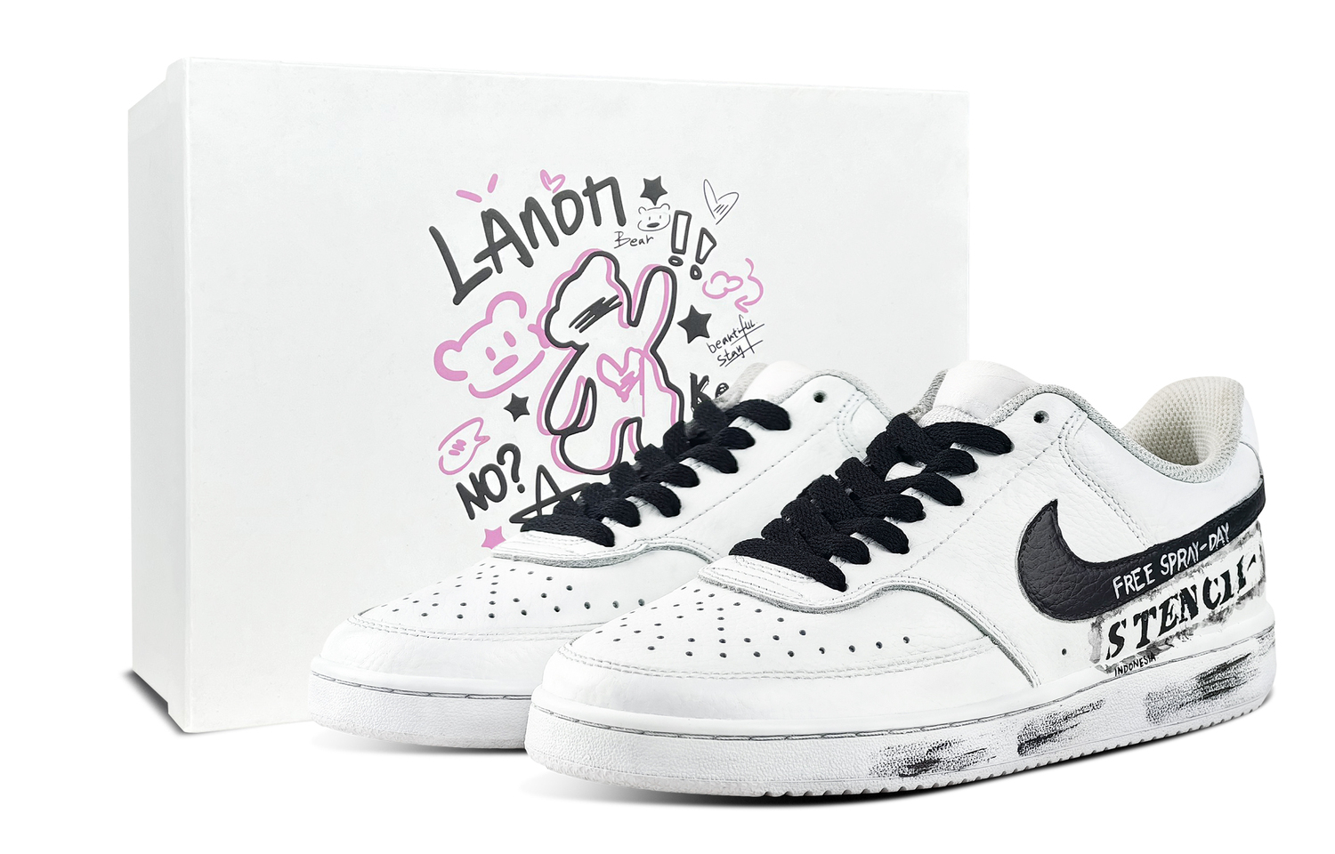 Nike Court Vision 1 Party Special Box устойчивые к истиранию низкие скейтборд кроссовки men's blue white
Nike Court Vision 1 Party Special Box устойчивые к истиранию низкие скейтборд кроссовки men's blue white