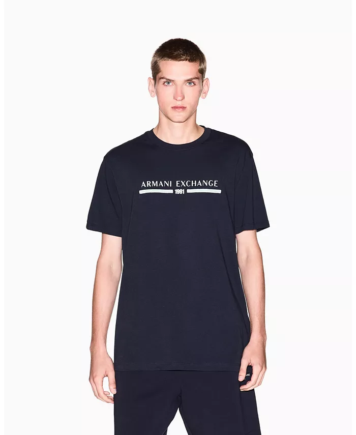 Мужская футболка с принтом на груди A|X Armani Exchange, синий
Мужская футболка с принтом на груди A|X Armani Exchange, синий