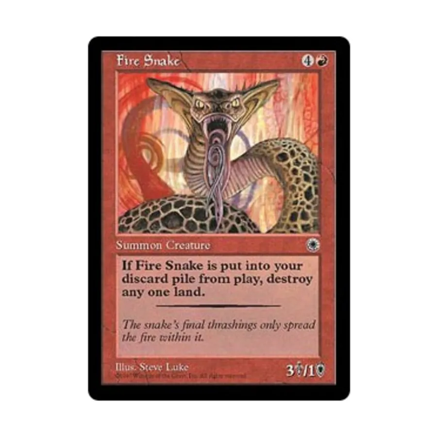 CCG Огненная Змея (С), MTG - Portal
CCG Огненная Змея (С), MTG - Portal