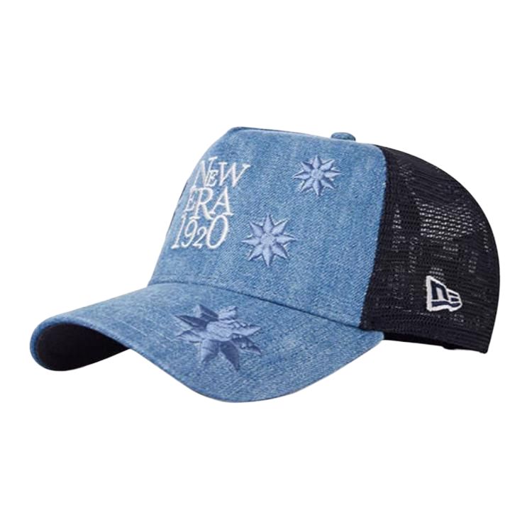 New Era Хлопковая полиэстеровая бейсболка унисекс джинсового синего цвета, Denim Blue
New Era Хлопковая полиэстеровая бейсболка унисекс джинсового синего цвета, Denim Blue