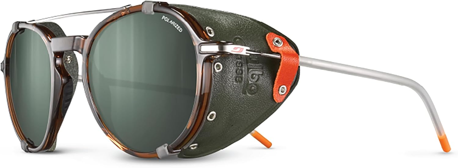 Очки Julbo Legacy Glacier для мужчин и женщин со съемными боковыми щитками для походов, снега/бликов - 100% защита от УФ-излучения, Brown / Orange Frame - Green W/ Silver Mirror Lens (Spectron 3 Polarized)
Очки Julbo Legacy Glacier для мужчин и женщин со съемными боковыми щитками для походов, снега/бликов - 100% защита от УФ-излучения, Brown / Orange Frame - Green W/ Silver Mirror Lens (Spectron 3 Polarized)