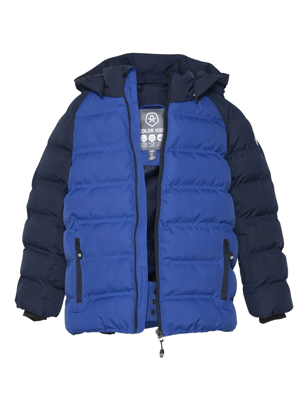 Пуховик с капюшоном COLOR KIDS, синий
Пуховик с капюшоном COLOR KIDS, синий