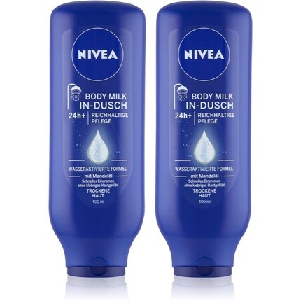 Nivea 24-часовой лосьон для душа (удобная упаковка) - аромат латте
Nivea 24-часовой лосьон для душа (удобная упаковка) - аромат латте