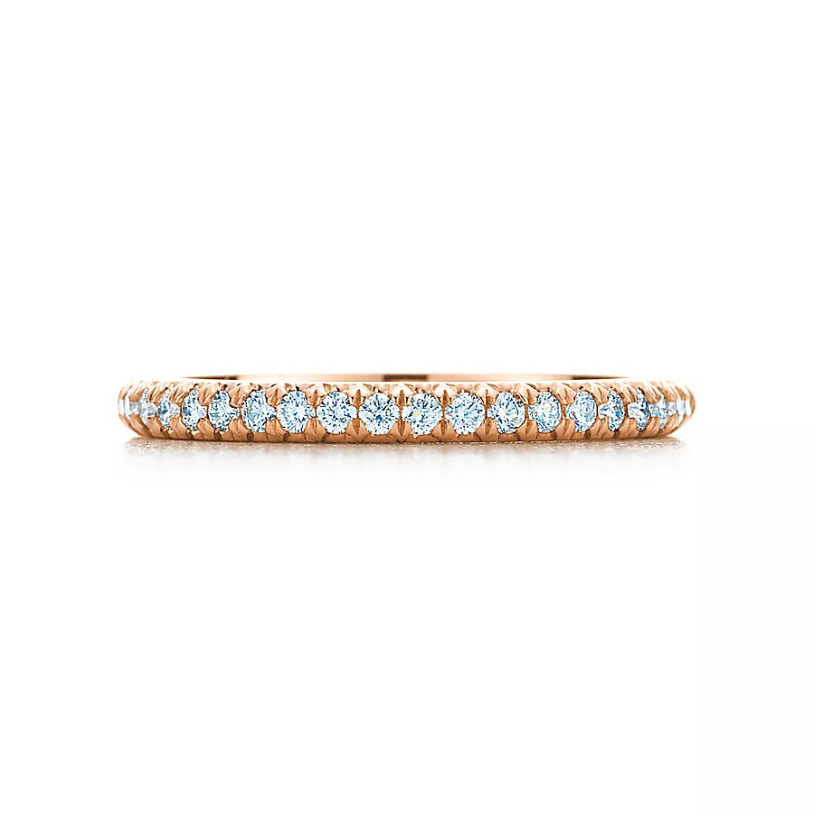 Кольцо Tiffany & Co. Tiffany Soleste Half Eternity, розовое золото/бриллиант
Кольцо Tiffany & Co. Tiffany Soleste Half Eternity, розовое золото/бриллиант