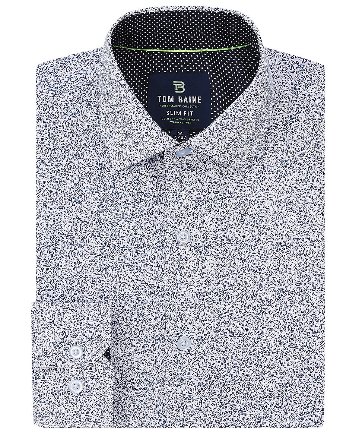 Мужская классическая рубашка slim fit с длинным рукавом и геометрическим рисунком на пуговицах Tom Baine, мульти
Мужская классическая рубашка slim fit с длинным рукавом и геометрическим рисунком на пуговицах Tom Baine, мульти